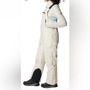 COLUMBIA Highland Summit Bib - Women's Snow/ski pants-Size S. Stone colour. NWT.